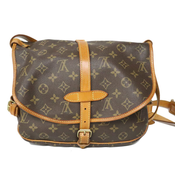 c22 5299 3 Louis Vuitton Saumur 30 Shoulder Bag Monogram Canvas Brown