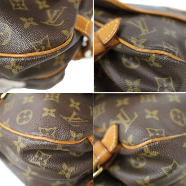 c22 5299 6 Louis Vuitton Saumur 30 Shoulder Bag Monogram Canvas Brown