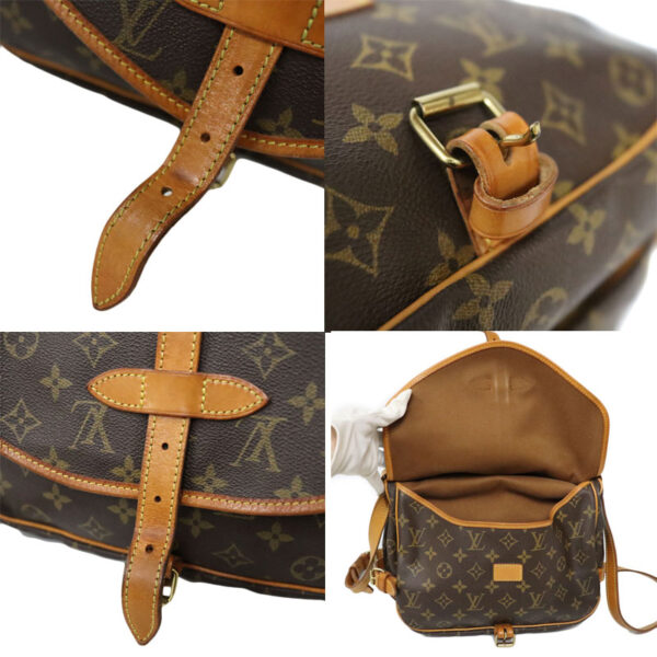 c22 5299 8 Louis Vuitton Saumur 30 Shoulder Bag Monogram Canvas Brown