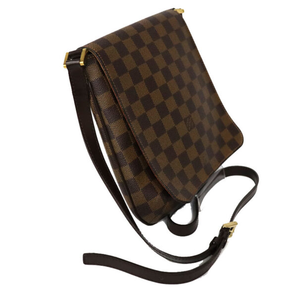 c22 5457 2 Louis Vuitton Musette Tango Shoulder Bag Monogram Canvas Brown