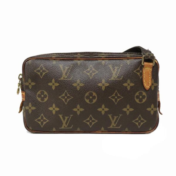 c22 5498 2 Louis Vuitton Pochette Marly Bandouliere Monogram Canvas Brown