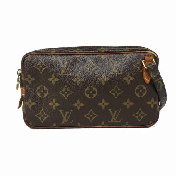 c22 5498 3 Louis Vuitton Pochette Marly Bandouliere Monogram Canvas Brown