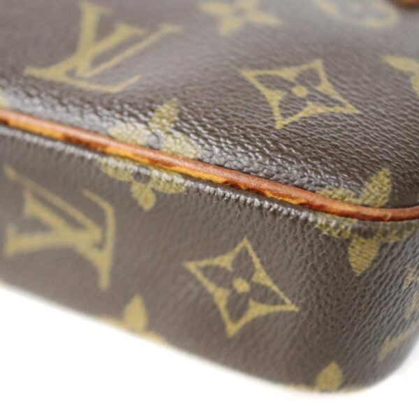 c22 5498 6 Louis Vuitton Pochette Marly Bandouliere Monogram Canvas Brown