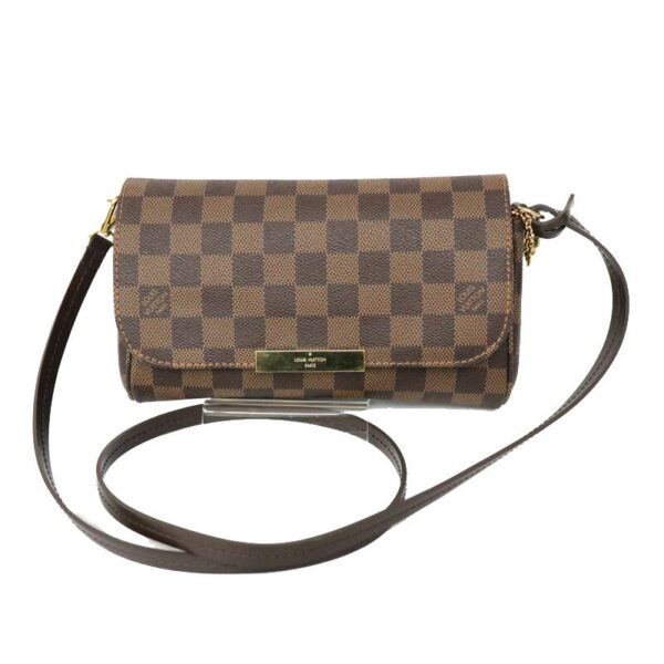 c22 5620 2 Louis Vuitton Favorite PM Shoulder Bag Damier Brown