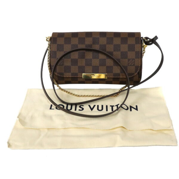 c22 5620 7 Louis Vuitton Favorite PM Shoulder Bag Damier Brown