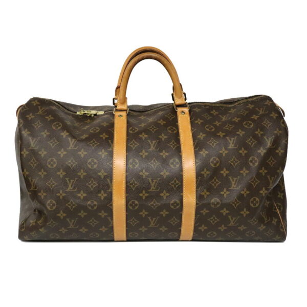 c22 5652 1 Louis Vuitton Keepall 55 Bag Monogram Brown