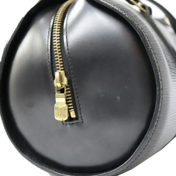 c22 5925 8 Louis Vuitton Soufflot Handbag Epi Leather Black