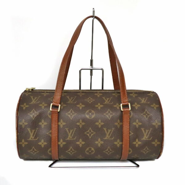 c22 6067 1 Louis Vuitton Papillon Handbag Monogram Canvas Brown