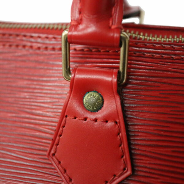 c22 6118 17 Louis Vuitton Speedy 30 Handbag Epi Leather Red