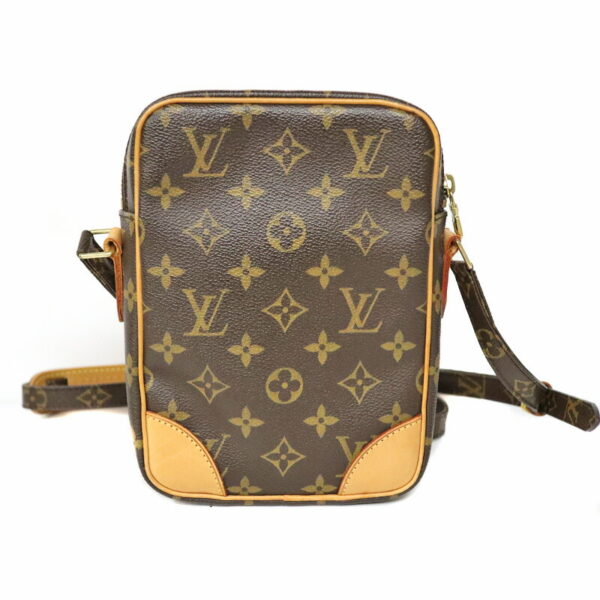 c22 6208 2 Louis Vuitton Danube Shoulder Bag Monogram Canvas Brown