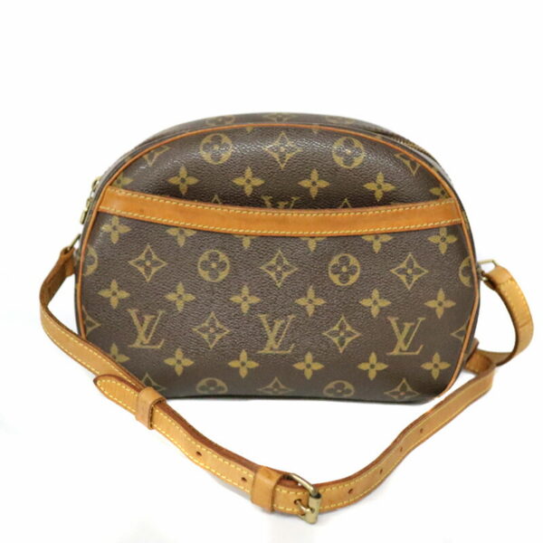 c22 6308 1 Louis Vuitton Blois Shoulder Bag Monogram Canvas Brown