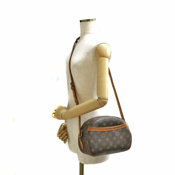 c22 6308 13 Louis Vuitton Blois Shoulder Bag Monogram Canvas Brown