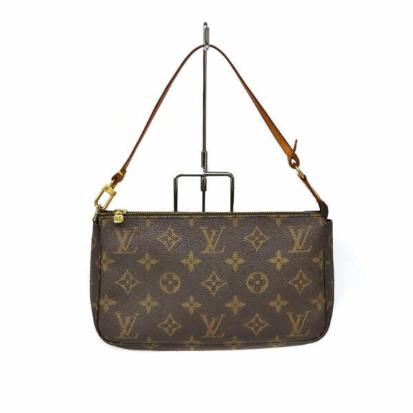 c22 6313 1 Louis Vuitton Pochette Accessory Pouch Monogram Canvas Brown