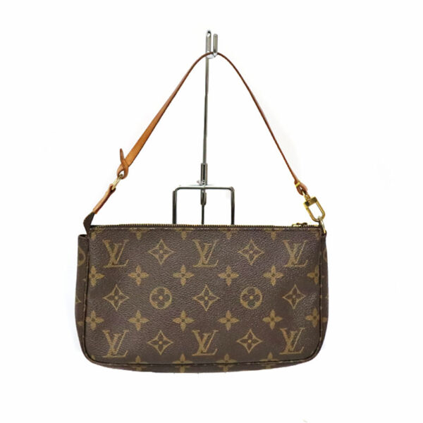 c22 6313 2 Louis Vuitton Pochette Accessory Pouch Monogram Canvas Brown