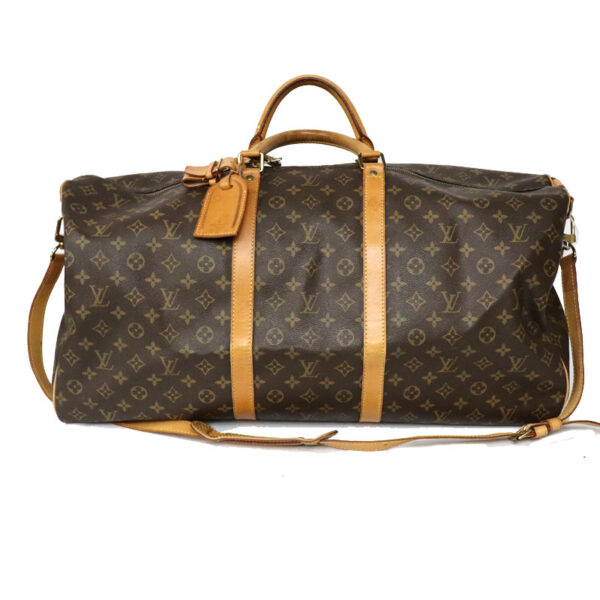 c22 6393 1 Louis Vuitton Keepall Bandouliere 60 Bag Monogram Canvas