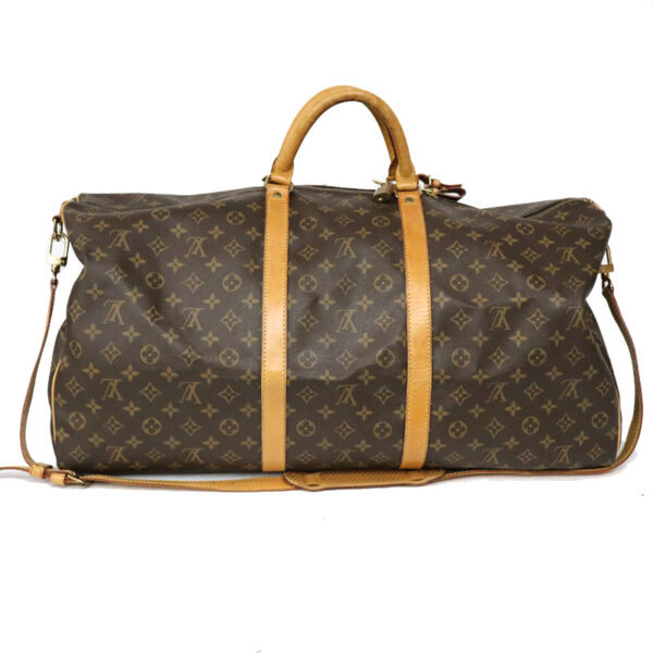 c22 6393 4 Louis Vuitton Keepall Bandouliere 60 Bag Monogram Canvas