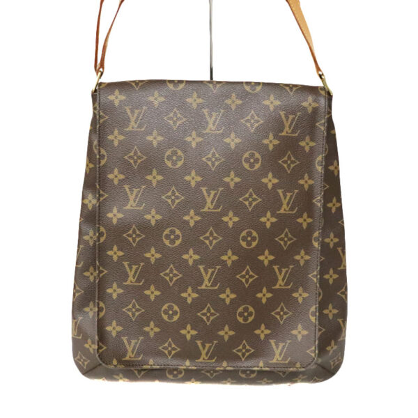 c22 6395 1 Louis Vuitton Musette Shoulder Bag Monogram Canvas Brown