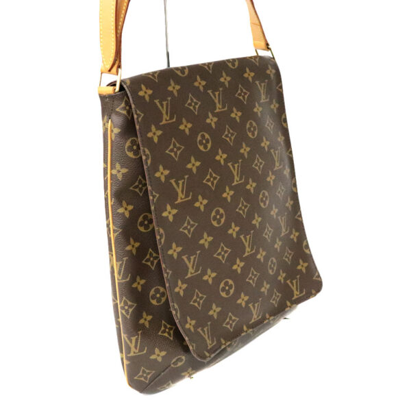 c22 6395 2 Louis Vuitton Musette Shoulder Bag Monogram Canvas Brown