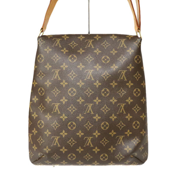 c22 6395 4 Louis Vuitton Musette Shoulder Bag Monogram Canvas Brown