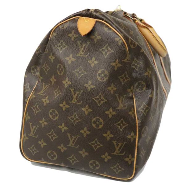 c22 6721 2 Louis Vuitton Keepall 50 Bag Monogram Canvas Brown