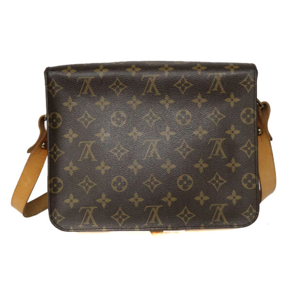 c22 7142 4 Louis Vuitton Cartesier 26 Shoulder Bag Monogram Canvas Brown