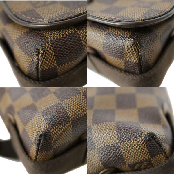 c22 7165 7 Louis Vuitton Brooklyn PM Shoulder Bag Damier Ebene Brown