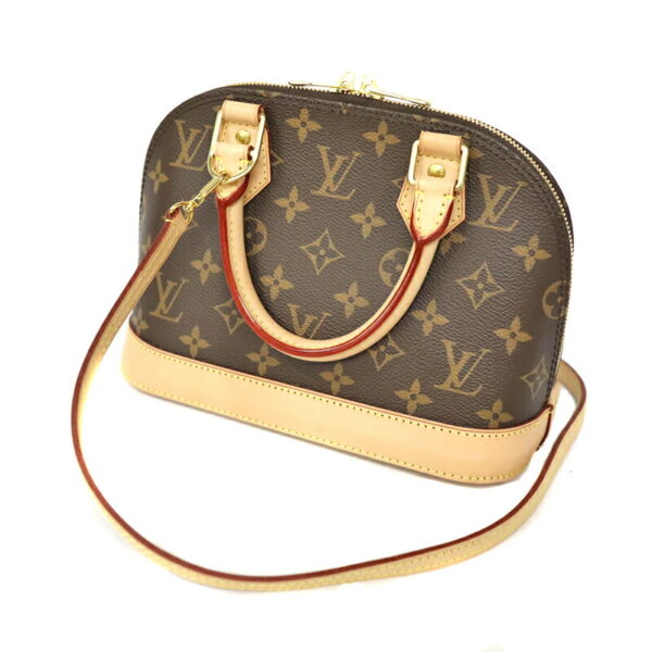 c22 906 2 Louis Vuitton Alma BB Handbag Monogram Canvas Brown