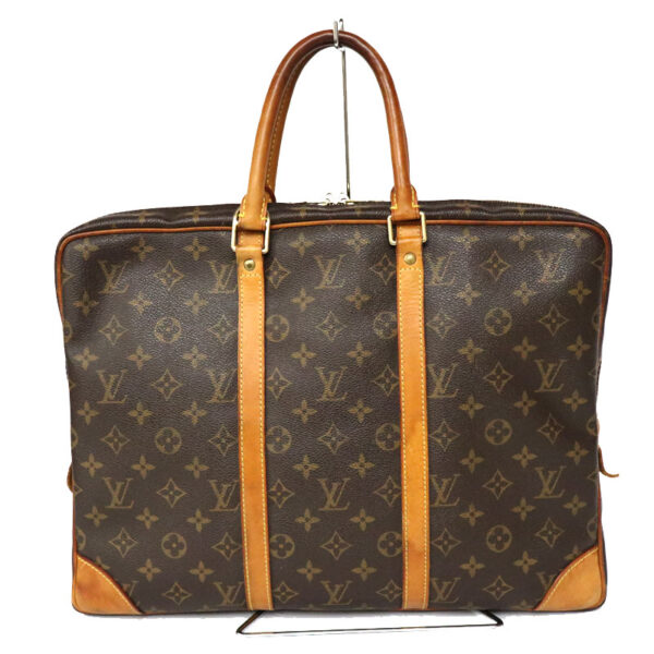 c22 929 4 Louis Vuitton Porte de Cumin Voyage Business Bag Monogram Brown