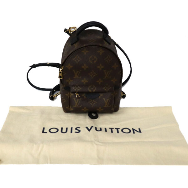 c22 93 7 Louis Vuitton Palm Springs Backpack Mini Monogram Canvas Brown