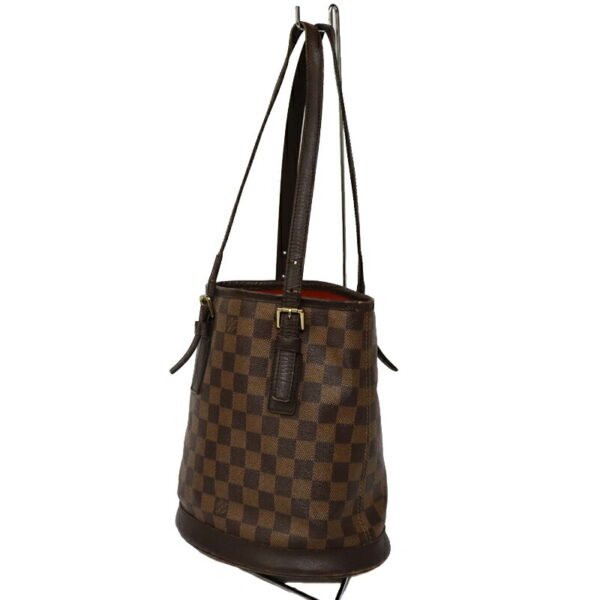 c22 945 3 Louis Vuitton Bucket Tote Bag Damier Brown