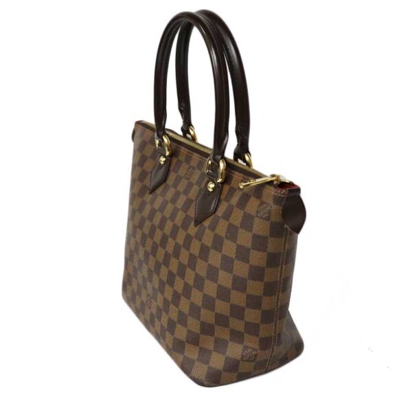 c23 1740 2 Louis Vuitton Saleya PM Handbag Damier Brown