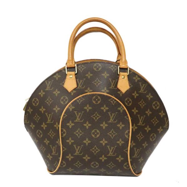 c23 1741 1 Louis Vuitton Ellipse MM Handbag Monogram Canvas Brown