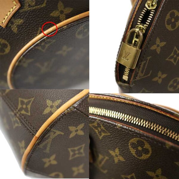 c23 1741 11 Louis Vuitton Ellipse MM Handbag Monogram Canvas Brown