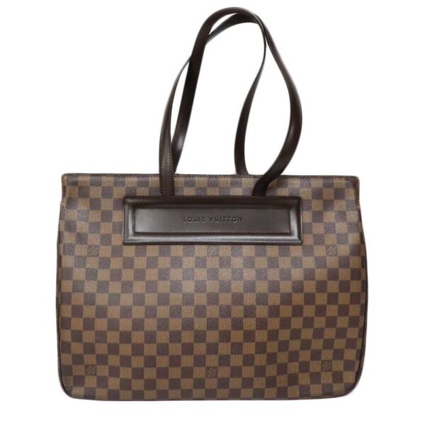 c23 3249 1 Louis Vuitton Parioli GM Shoulder Bag Damier Canvas Ebene Brown