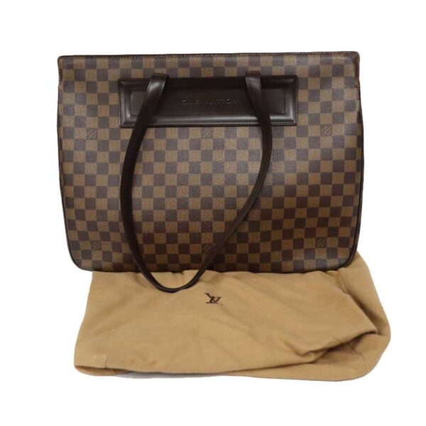 c23 3249 9 Louis Vuitton Parioli GM Shoulder Bag Damier Canvas Ebene Brown