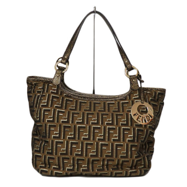 c23 4147 1 Fendi Zucca Pattern Tote Bag