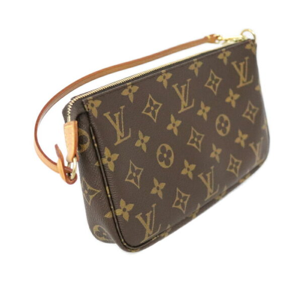 c23 4196 2 Louis Vuitton Accessory Pouch Monogram Canvas Brown