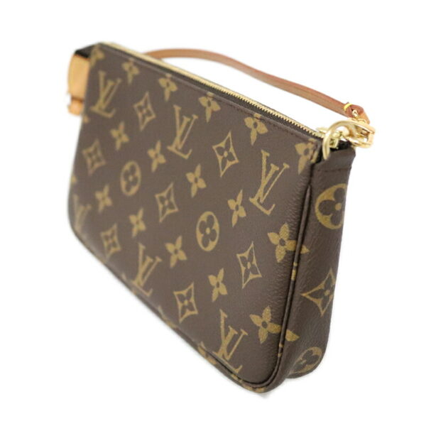 c23 4196 3 Louis Vuitton Accessory Pouch Monogram Canvas Brown