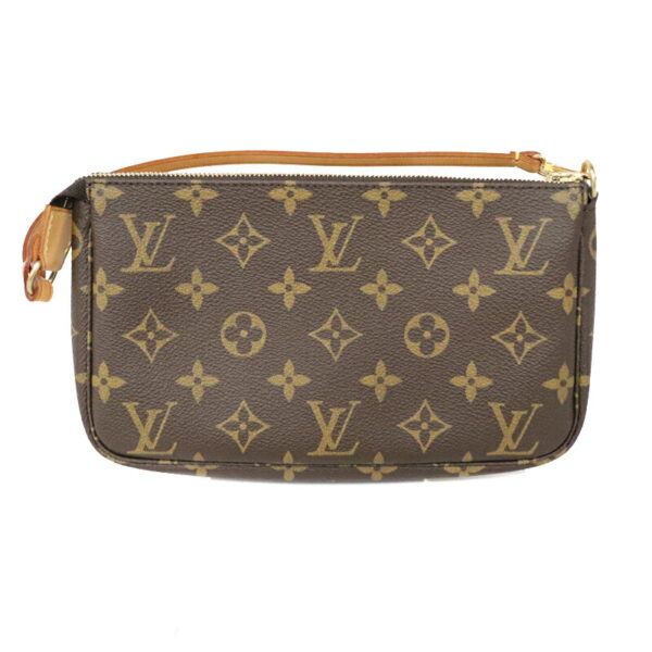 c23 4196 4 Louis Vuitton Accessory Pouch Monogram Canvas Brown