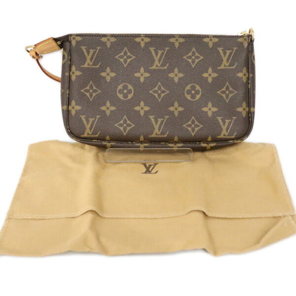 c23 4196 7 Louis Vuitton Accessory Pouch Monogram Canvas Brown