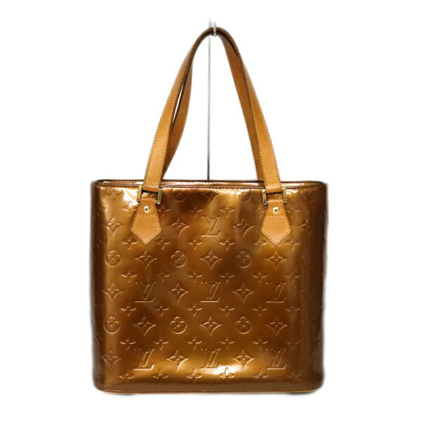 c23 433 1 Louis Vuitton Houston Monogram Vernis Handbag Bronze