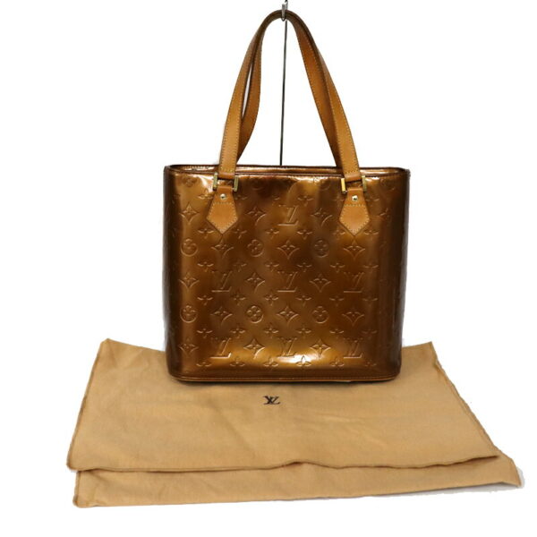 c23 433 15 Louis Vuitton Houston Monogram Vernis Handbag Bronze