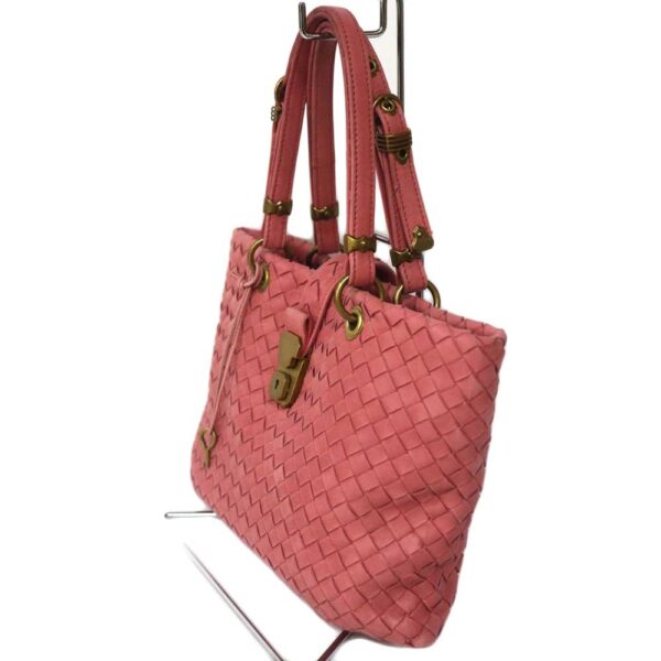 c23 6793 3 Bottega Veneta Pink Tote Bag