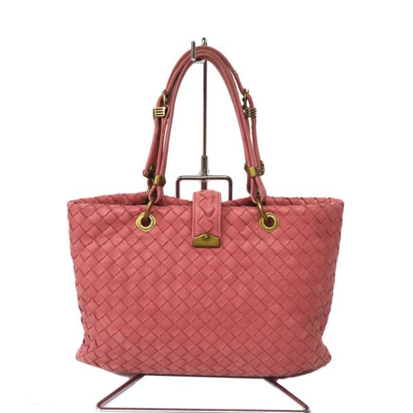 c23 6793 4 Bottega Veneta Pink Tote Bag