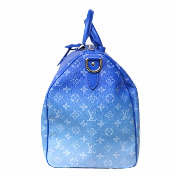 c23 6919 3 Louis Vuitton Keepall Bandouliere 50 Bag Clouds Canvas Blue