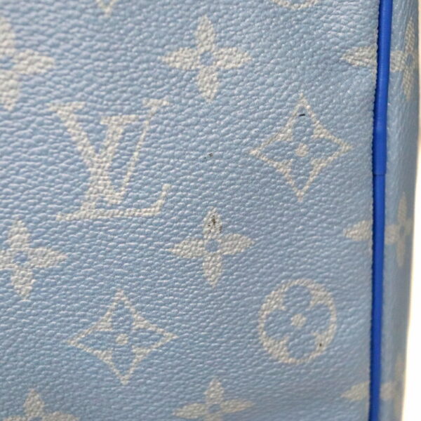 c23 6919 8 Louis Vuitton Keepall Bandouliere 50 Bag Clouds Canvas Blue