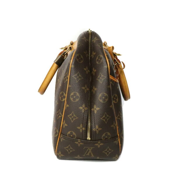 c23 8012 4 Louis Vuitton Bowling Vanity Bag Brown