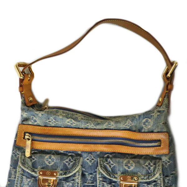 c24 128 15 Louis Vuitton Baggy PM Monogram Denim Shoulder Bag