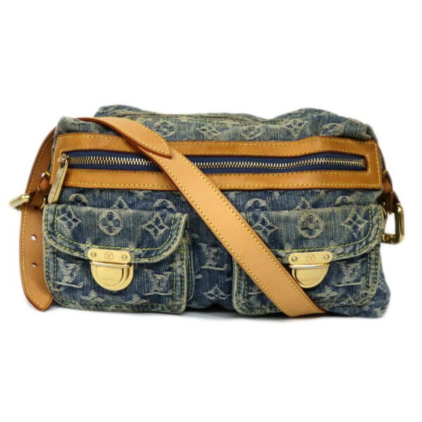 c24 128 6 Louis Vuitton Baggy PM Monogram Denim Shoulder Bag