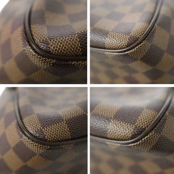 c24 1388 9 Louis Vuitton Belem PM Handbag Damier Canvas Brown